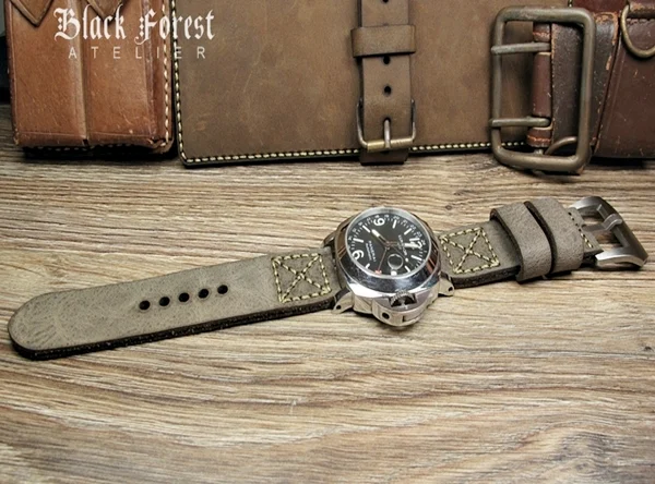BF14 Swiss Ammo Handmade Vintage Strap 22mm/24mm/26mm/28mm – image 9